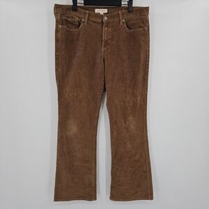 Lucky‎ Brand Sweet Mid-Rise Bootcut Corduroy Pants Size 14/32 Brown